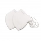 2pcs bag Anti smog Masks Riding Sport Dustproof Adult N95 Protective Masks white