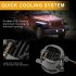 2pcs set 4 inches 30 watts 6000K for jeep LED Angel Eye Fog Lamp White light