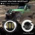 2pcs set 4 inches 30 watts 6000K for jeep LED Angel Eye Fog Lamp yellow light