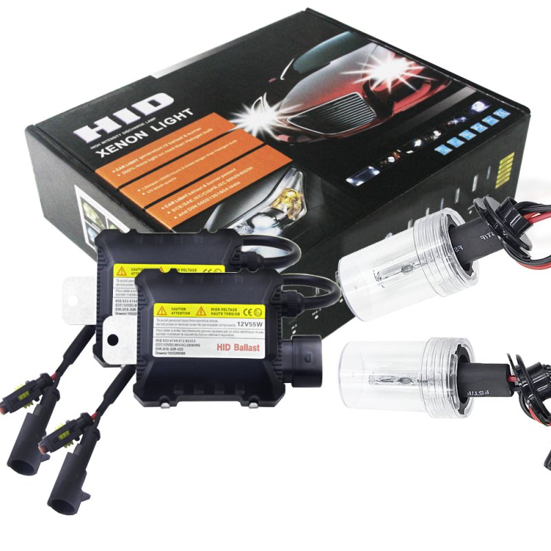 2pcs/set 55W H7 HID Xenon Headlight Bulbs Conversion KIT 3000-12000K for Car