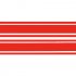 2pcs set 72 inch x3 inch DIY Black Car Body Vinyl Racing Stripe Pinstripe Decal Stickers red