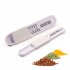 2pcs set Adjustable Scale Measuring  Spoons For Sugar Powder Quantitative Spoon White