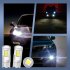 2pcs set Car Super Bright LED Bulbs T10 9smd Lens Brake Light Turn Signal Indoor Reading Light White light