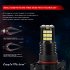 2pcs set H16 5202 8 Rows 6000K 24SMD 12V 24W LED High Bright Lights Bulb