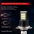 2pcs set H7 8 Rows 24SMD 6000K High Brightness LED Anti fog Lights Bulb