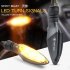 2pcs set Motorcycle Signal Lights Waterproof Turn LED Direction Lights as shown