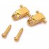 2pcs set Roller Style String Retainers Tree for Electric Guitar Gold