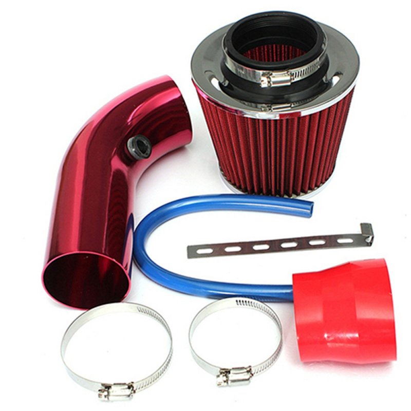 76mm/3inch Universal Car Cold Air Intake Filter Induction Pipe Hose System Kit 
