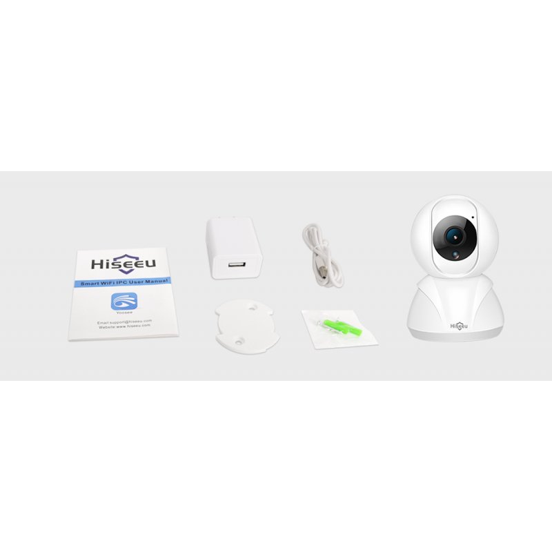 Hiseeu 720P / 1080P Home Security IP Camera Wireless Smart WiFi Camera Audio Record Baby Monitor HD Mini CCTV Camera AU plug