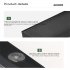 2v 200mah Solar Wall Light Outdoor Ip65 Waterproof Solar Lamp For Yard Patio Garden Pathway Porch Decor Black shell white light