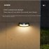 2v 200mah Solar Wall Light Outdoor Ip65 Waterproof Solar Lamp For Yard Patio Garden Pathway Porch Decor Black shell white light