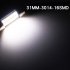 2x Double point 3014 16SMD Car Interior Light Reading Decoding Lamp 31mm White light
