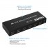 2x4 2 to 4 Full HD 4K 3D HDMI Splitter Amplifier Spdif Audio   Infrared Remote Control EU Plug