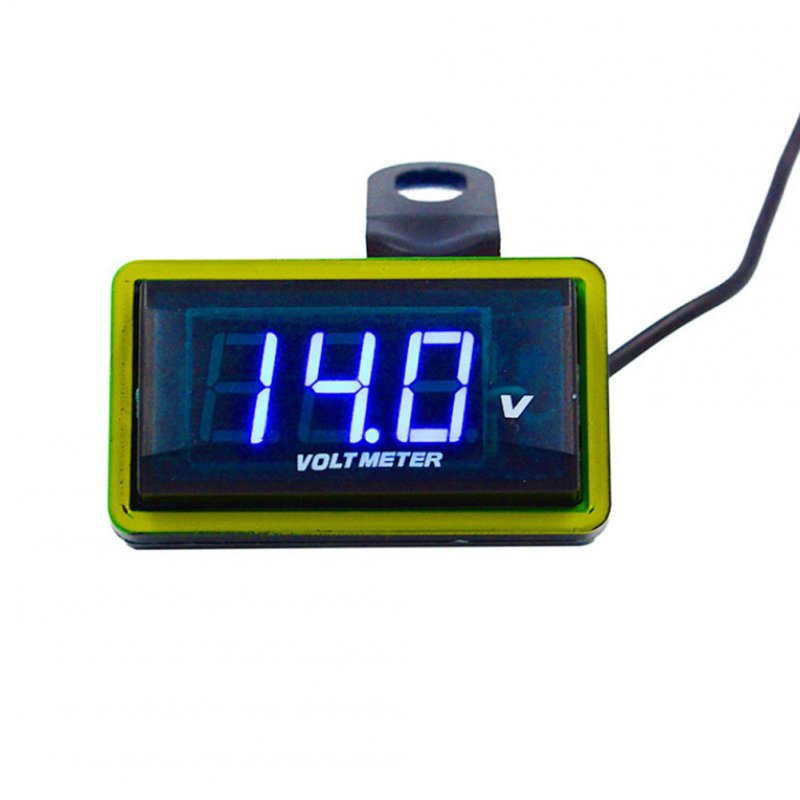 12v Universal Car Voltmeter Voltage  Gauge Panel Meter Car Digital Led Display With Bracket For Car Motorcycle Motor Bike 