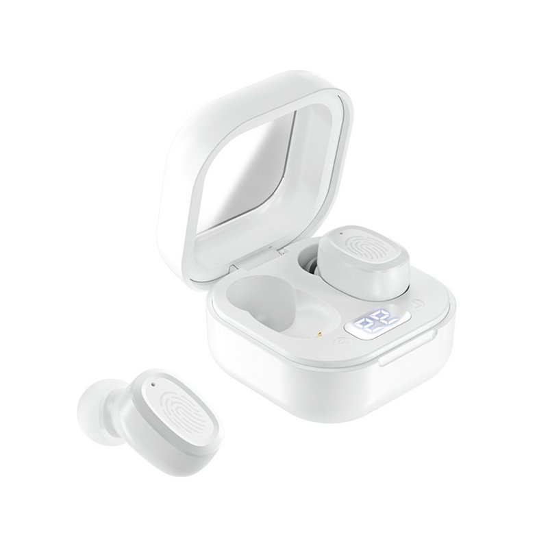 BY18 Tws Wireless Bluetooth Headphone Touch Control Noise Reduction Digital Display In-ear Sports Headset 