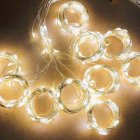 3 1 Meters Curtain Lights 8 mode USB Remote Control Copper Wire Decorative Curtain Lights Fairy Lights LED Lights String Warm White