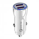 3 1A Fast Car Charger Quick Charge 3 0 Dual USB for iphone XR XS Max Xiaomi Huawei Mobile Phone Charger Car Cigarette Lighter