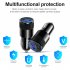 3 1A USB PD Car Charger 1 To 2 Threaded Plug Mini Portable Multi Functional Type C Charger For Mobile Phones white rose red