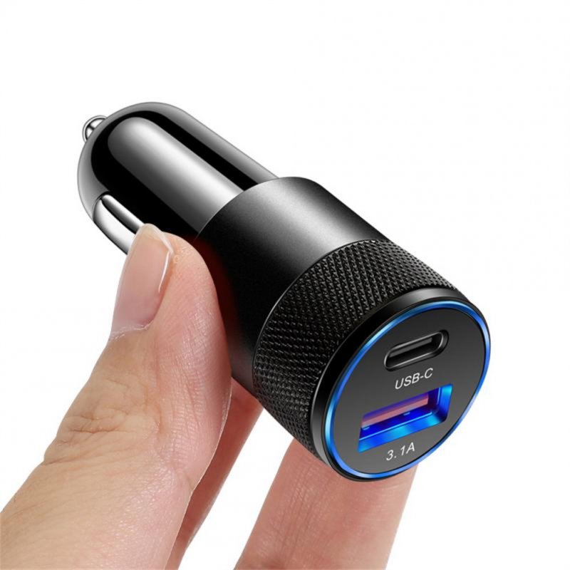 3.1A 15w Car Charger Usb Cigarette Lighter Adapter Car Auto Fast Charger 