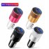 3 1a 15w Car Charger Usb Pd Aluminum Alloy Cigarette Lighter Adapter Car Auto Replacement Battery Fast Charger black