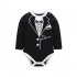 3 24M Newborn Baby Rompers Baby Boys Cotton Clothes Tie Gentleman Bow Toddler Jumpsuit Boy Clothing Set