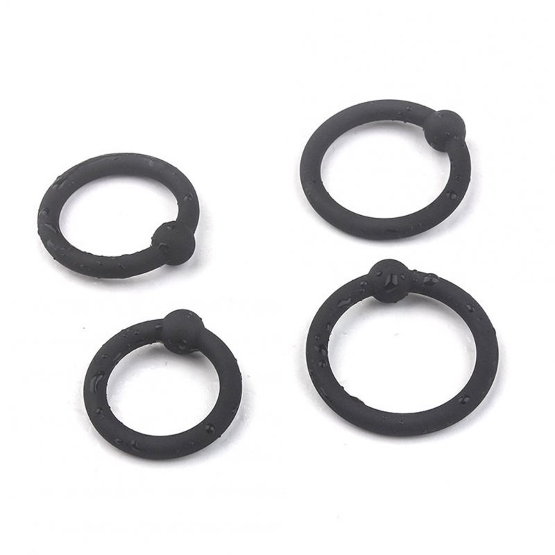 4 Sizes Silicone Penis Ring Delay Ejaculation Sex Toys for Men