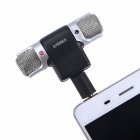 3 5mm Audio Stereo Micrphone Mini Mic Stereo Voice Recorder For Recording Mobile Phone Studio Interview Microphone black