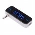 3 5mm Car Music Audio Fm Transmitter Car Kit Lcd Display Mini Wireless Transmitter Compatible For Android Iphone black