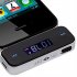 3 5mm Car Music Audio Fm Transmitter Car Kit Lcd Display Mini Wireless Transmitter Compatible For Android Iphone black