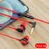 3 5mm Earphone 90 Degrees Elbow Plug in Volume Wire Control Gaming Headset In ear Subwoofer Music Earbuds White