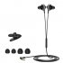 3 5mm Earphone 90 Degrees Elbow Plug in Volume Wire Control Gaming Headset In ear Subwoofer Music Earbuds White