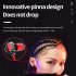 3 5mm Earphone 90 Degrees Elbow Plug in Volume Wire Control Gaming Headset In ear Subwoofer Music Earbuds White