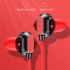 3 5mm Earphone 90 Degrees Elbow Plug in Volume Wire Control Gaming Headset In ear Subwoofer Music Earbuds black