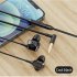 3 5mm Earphone 90 Degrees Elbow Plug in Volume Wire Control Gaming Headset In ear Subwoofer Music Earbuds White
