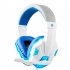 3 5mm Earphone Gaming Headset Gamer Stereo Gaming Headphone with Microphone LED Black and blue