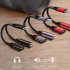 3 5mm Headphone Jack Type C USB C Audio Adapter Earphone to Type C Charge Listen for USB C Phone Without 3 5MM for Huawei Xiaomi red