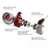 3 5mm In ear Headphones Bass Eating Chicken Game Headset Compatible For Ios Huawei S2000 gun color  3 5MM with packaging 