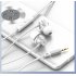 3 5mm In ear Wire controlled Earphone Copper Driver Hifi Subwoofer Music Headset Comfortable Sport Headphones blue