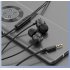 3 5mm In ear Wire controlled Earphone Copper Driver Hifi Subwoofer Music Headset Comfortable Sport Headphones blue
