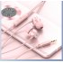 3 5mm In ear Wire controlled Earphone Copper Driver Hifi Subwoofer Music Headset Comfortable Sport Headphones blue