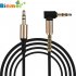 3 5mm Jack Audio Cable TPE Male to Male 90   Aux Cable 1m 3 28 inch black