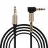 3 5mm Jack Audio Cable TPE Male to Male 90   Aux Cable 1m 3 28 inch black