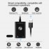 3 5mm Jack Sound Card Intelligent Input AI Intelligent Voice to Text Translator Search Converter Support 24 Languages USB Adapter black