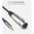 3 5mm Jack To XLR Cable 1 5m Male To Female Professional Audio Cable For Mixer Microphone Speaker Computer Phone black