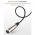 3 5mm Jack To XLR Cable 1 5m Male To Female Professional Audio Cable For Mixer Microphone Speaker Computer Phone black