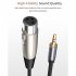 3 5mm Jack To XLR Cable 1 5m Male To Female Professional Audio Cable For Mixer Microphone Speaker Computer Phone black