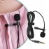 3 5mm Lavalier Microphone Vocal Stand Clip Tie Audio Video Lapel Microphone 1 5 meters straight