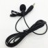3 5mm Lavalier Microphone Vocal Stand Clip Tie Audio Video Lapel Microphone 1 5 meters straight