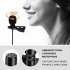 3 5mm Lavalier Microphone Vocal Stand Clip Tie Audio Video Lapel Microphone 3 meters straight