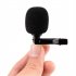 3 5mm Mini Lavalier Microphone Tie Clip Smartphone Recording Mic Clip on High sensitivity For Speaking Singing Speech